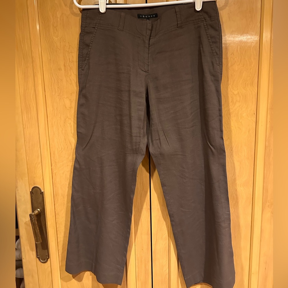 Linen Theory 3/4 Length Trousersrs